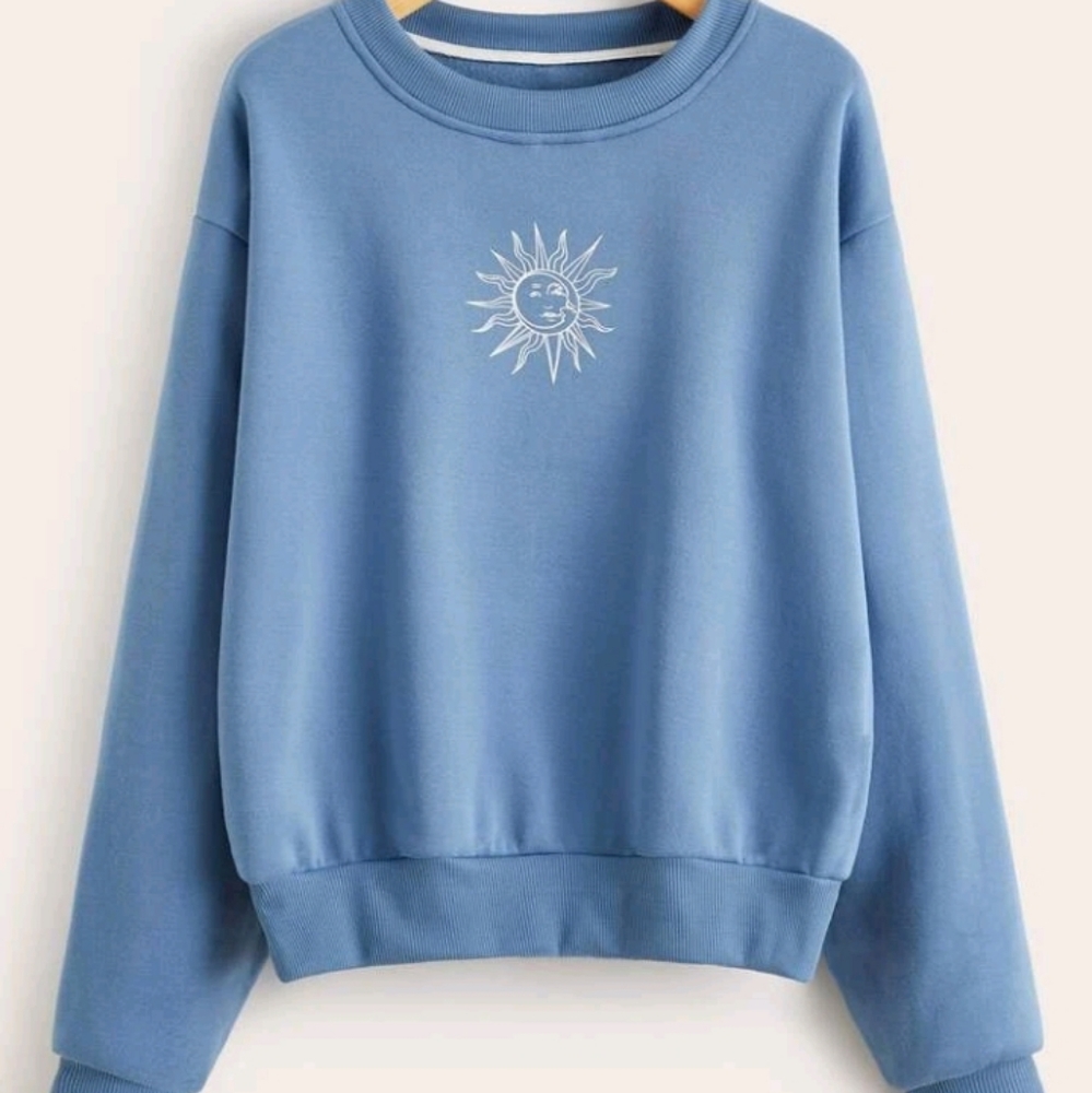 SHEIN Sun and Moon Sweatshirt
